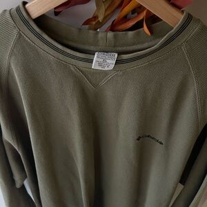 Columbia Men's Green Crewneck Sweater